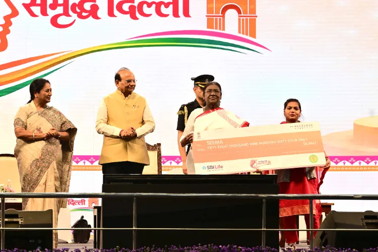 President Droupadi Murmu graced and addressed the event 'Sashakt Nari, Samriddh Delhi', organised by the Government of NCT Delhi