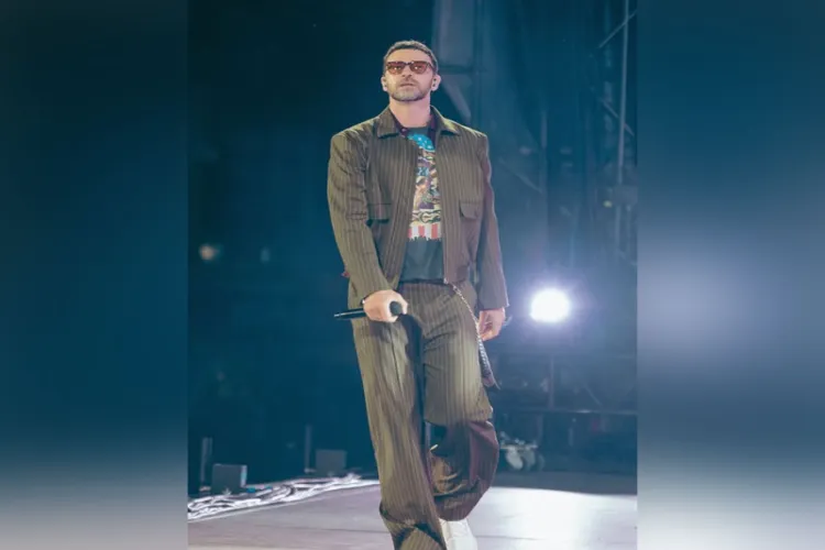 Pop star Justin Timberlake