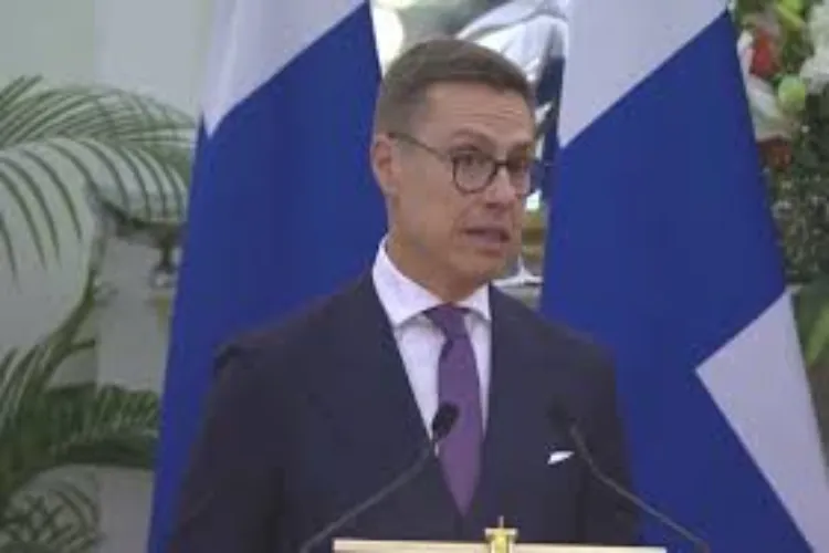 President of Finland Alexander Stubb