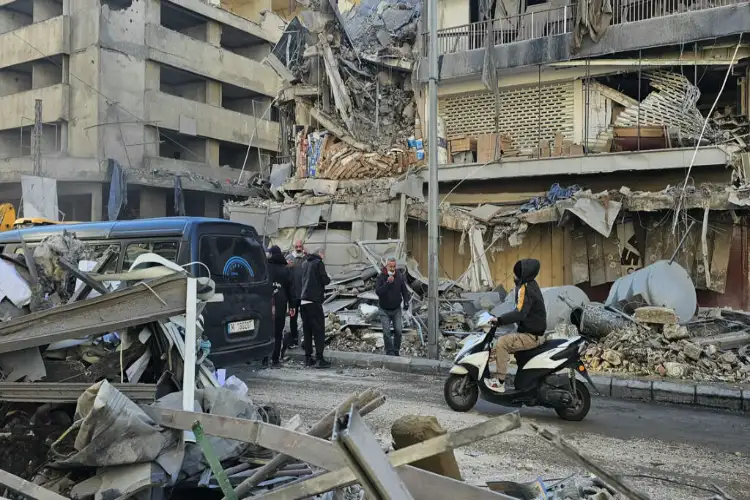 Visual from Azerbaijan after Iran's drone attack