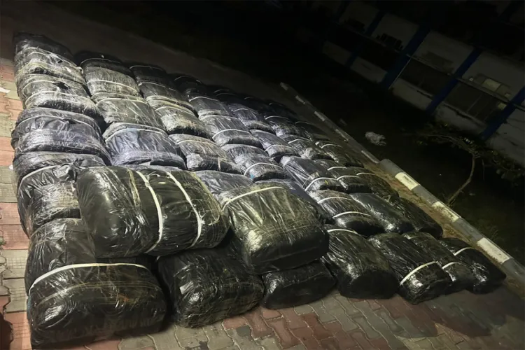 Seized Beedi Leaves by Q Branch Police 