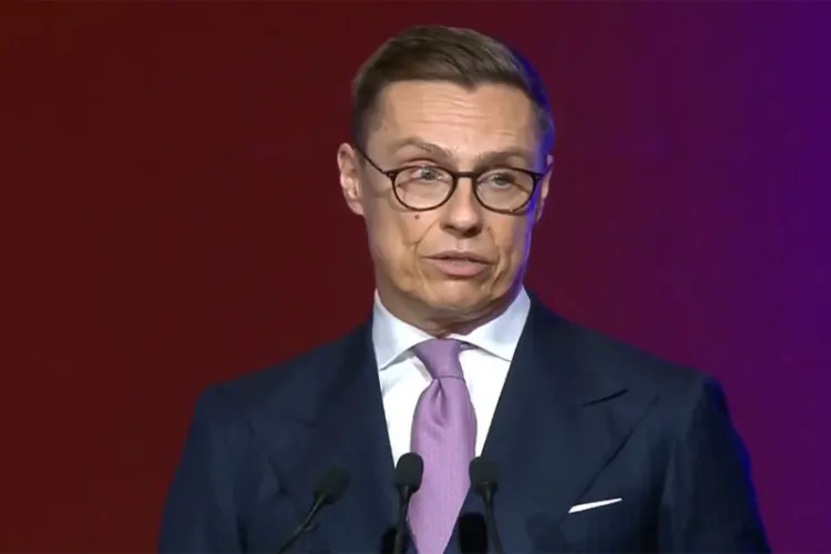 Finnish President Alexander Stubb