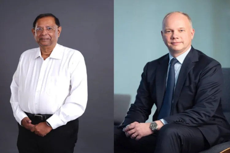 T. Krishnakumar, Director, RCPL; Christoph Vitzthum, President and CEO, Fazer