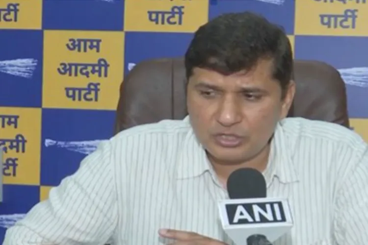 Aam Aadmi Party Delhi President Saurabh Bhardwaj