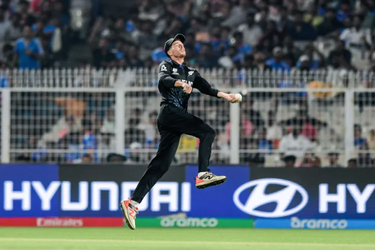 New Zealand captain Mitchell Santner 