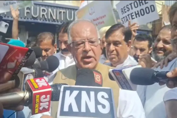 Congress holds protest in Jammu against PM Modi
