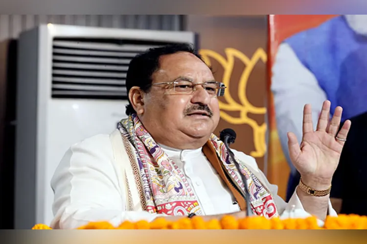 Union minister J. P. Nadda 