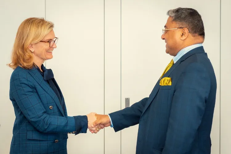 Ambassador Sibi George, Secretary (West) met with Secretary General of the International Telecommunication Union Doreen Bogdan-Martin