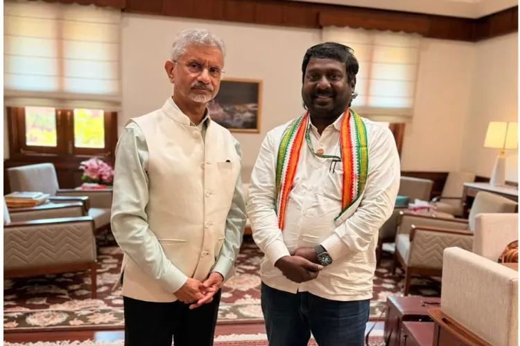 External Affairs Minister S Jaishankar with Kanyakumari Lok Sabha MP Vijay Vasanth