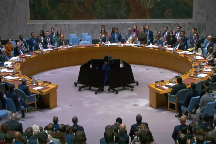 UNSC meeting in progress