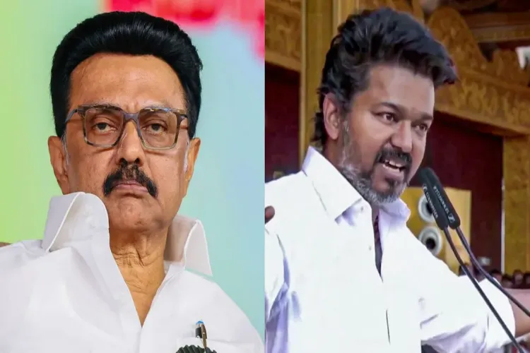 TVK Chief Vijay and Tamil Nadu CM M K Stalin