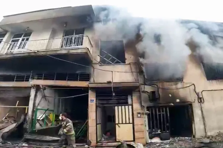 Aftermath of an attack on Iran