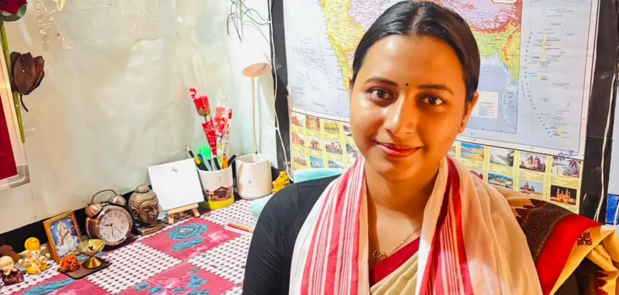 Jasmine Sultana at her home