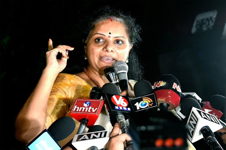 Telangana Jagruthi President K Kavitha 