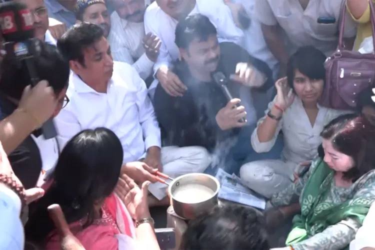 Visual from the spot