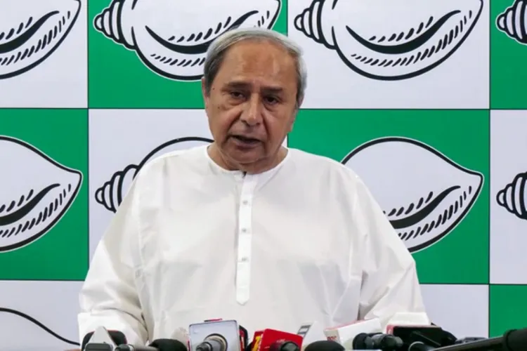 BJD President and Leader of Opposition Naveen Patnaik