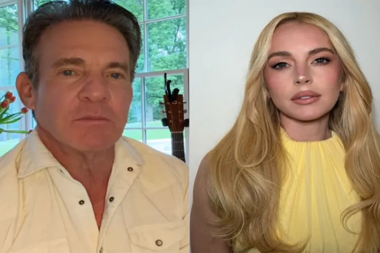 Dennis Quaid and Lindsay Lohan