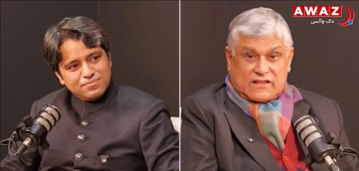 Syed Mahmood Akhtar and Saquib Salim in Deen Aur Duniya