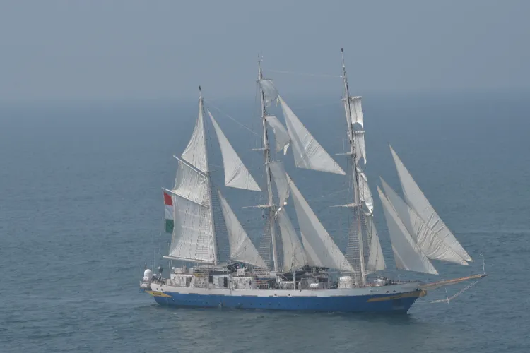 The Indian Naval Sail Training Ship INS Sudarshini 