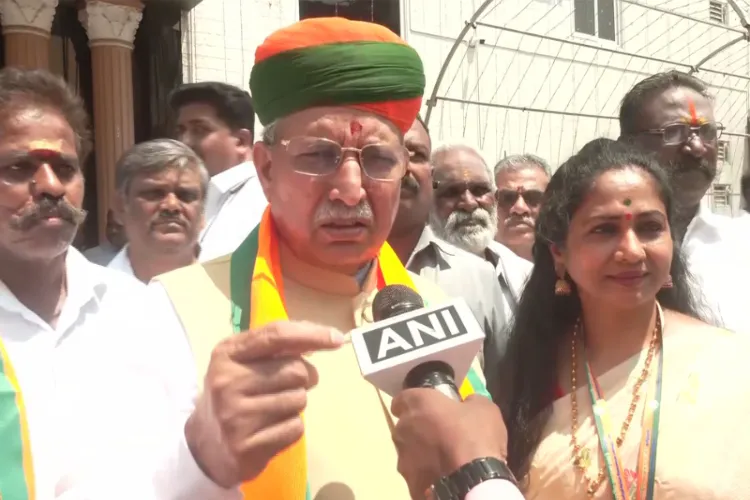 Union Minister and BJP Election Co-Incharge for the upcoming Tamil Nadu Assembly elections, Arjun Ram Meghwal