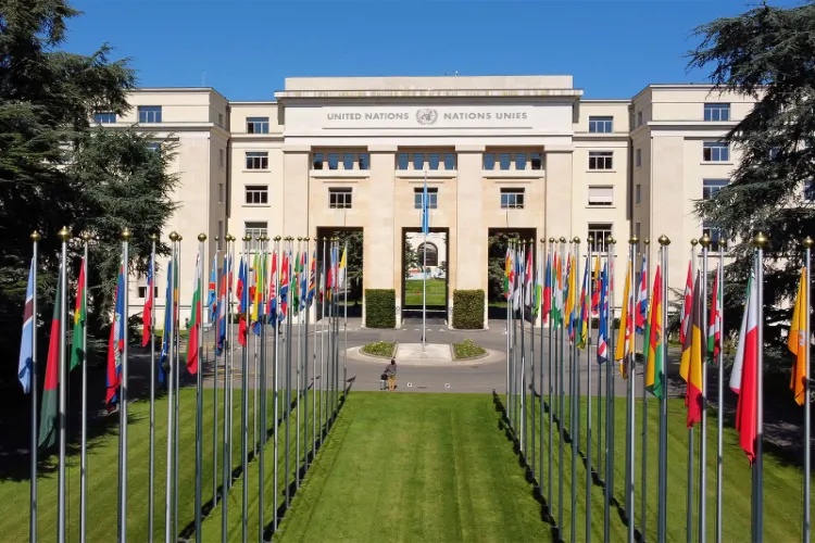 European Headquarters of the United Nations in Geneva, Switzerland 