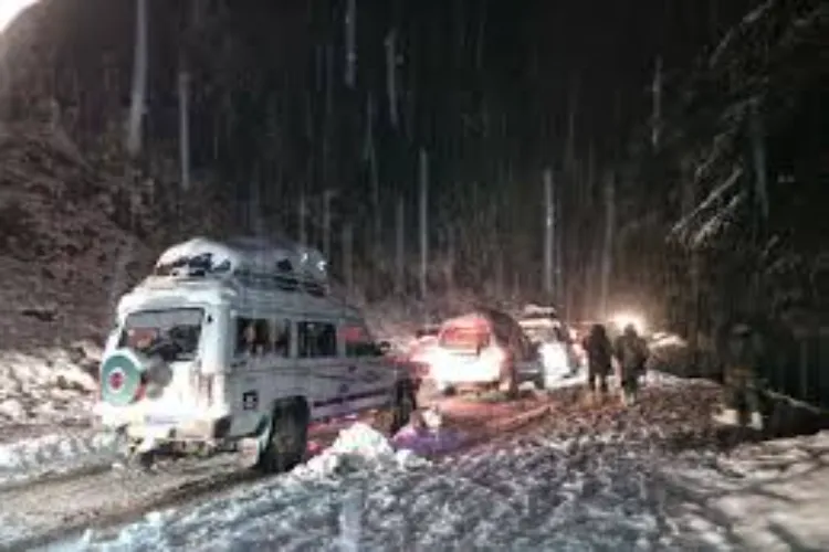 Visual from Sinthan Top in the general area of Kishtwar, Jammu and Kashmir