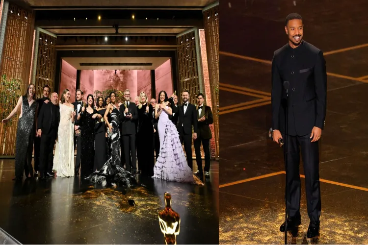 One Battle After Another team and Michael B Jordon