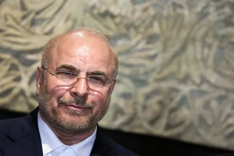 Speaker of the Iranian Parliament, Mohammad Baqer Qalibaf