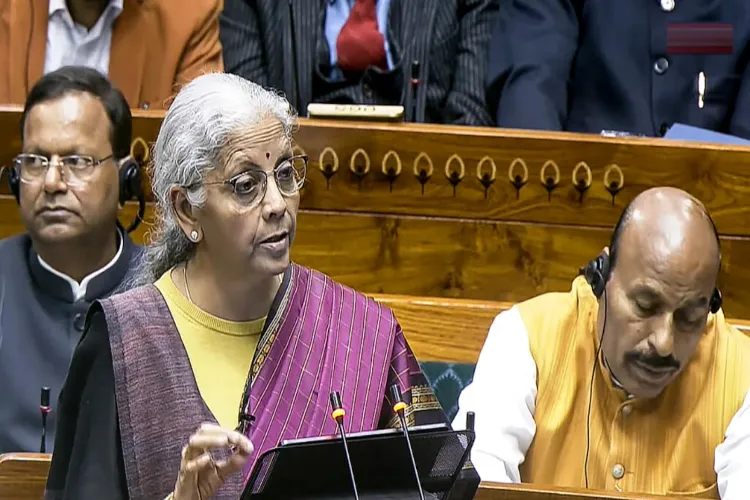 Finance Minister Nirmala Sitharaman