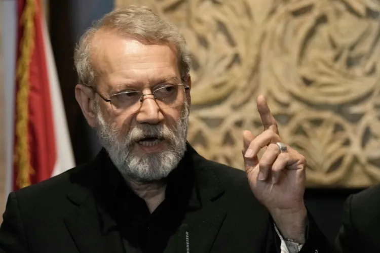 Iranian Secretary of Supreme National Security Council Ali Larijani,