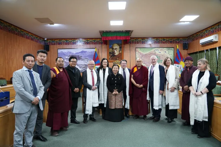  Australia Tibet Council's Tibet Solidarity Tour visited the Tibetan Parliament-in-Exile