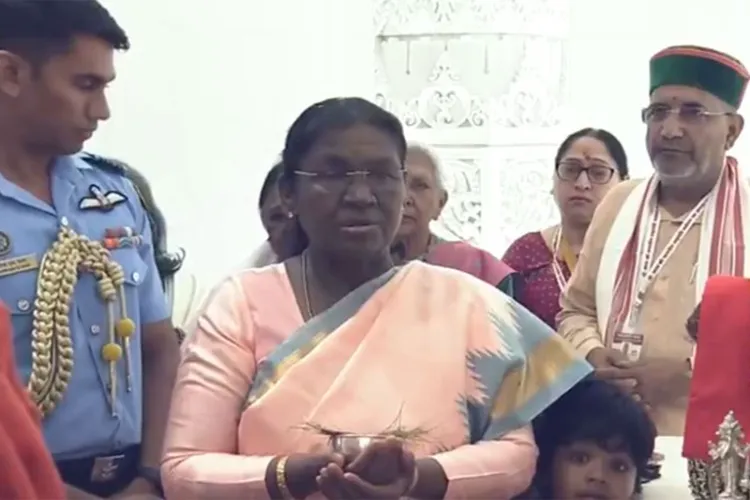 President Murmu at Ram Janmabhoomi Temple