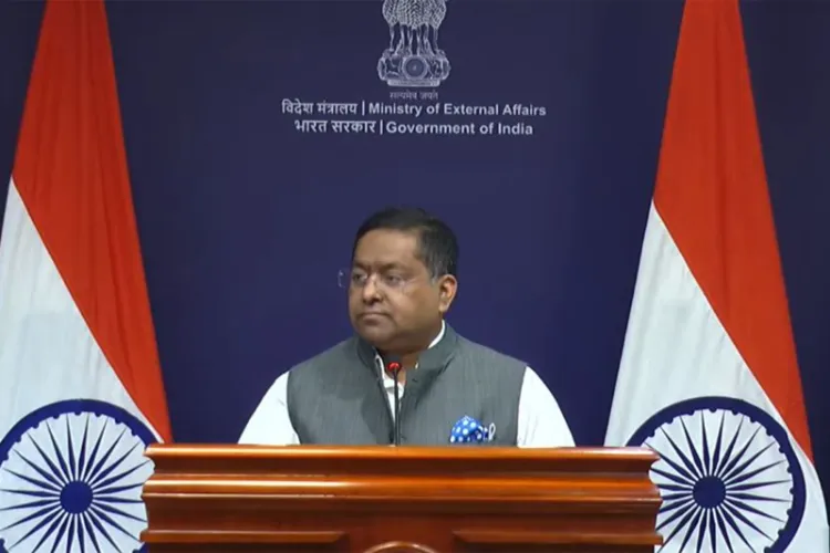 MEA spokesperson Randhir Jaiswal
