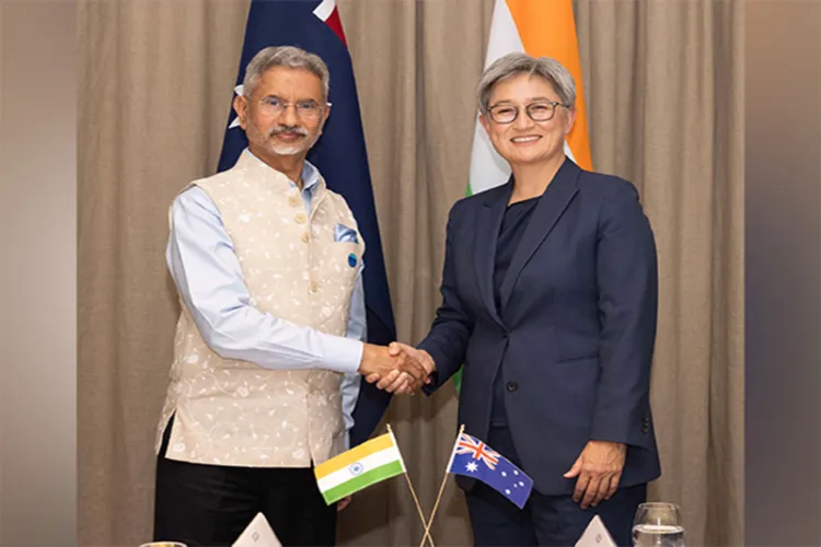 External Affairs Minister S Jaishankar, Australian Foreign Minister Penny Wong