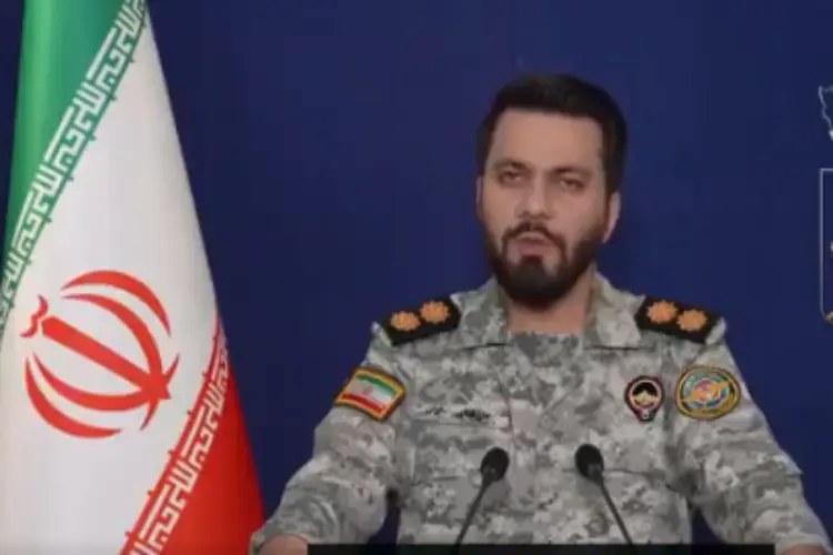 An Iranian Military commander announcing the threat to close down Strait of HormuzO CLOSE DOWN STRAIT OF