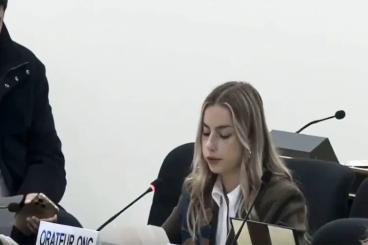 Stephanie Anjo Branco, a representative from Sambhali Trust