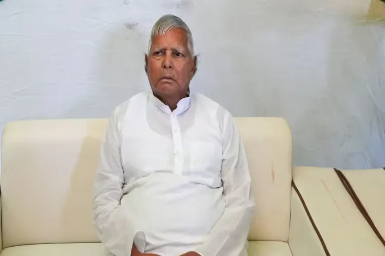  RJD chief and former Railway Minister Lalu Prasad Yadav