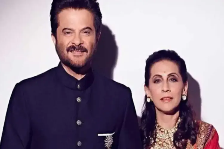 Veteran actor Anil Kapoor with his wife Sunita Kapoor