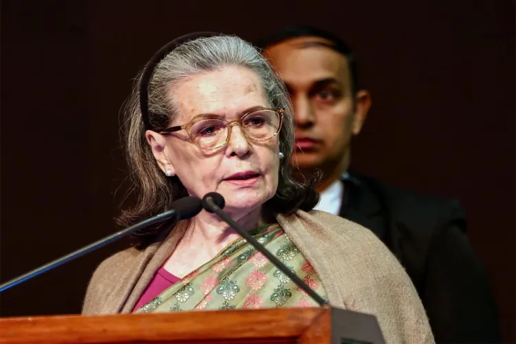 Congress Parliamentary Party (CPP) chairperson Sonia Gandhi 