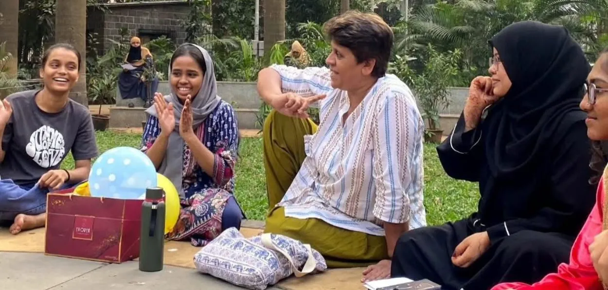 Hasina Khan(Second from left) and other members of Bebaq Collective