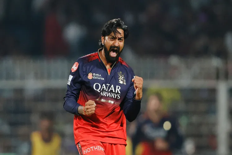 Indian and Royal Challengers Bengaluru (RCB) all-rounder Krunal Pandya 