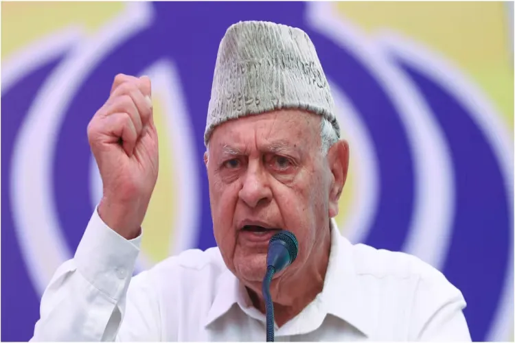 National Conference president Farooq Abdullah