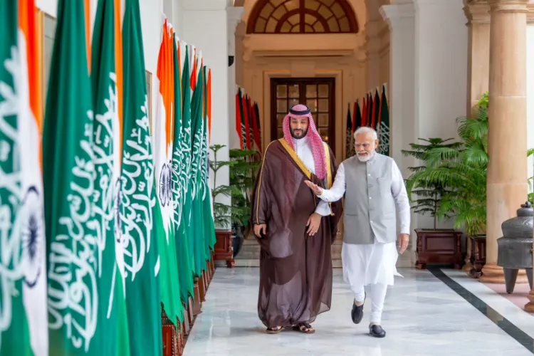 PM Modi with Saudi Crown Prince