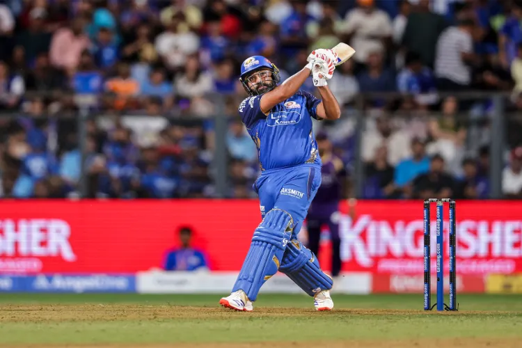 Rohit Sharma in action