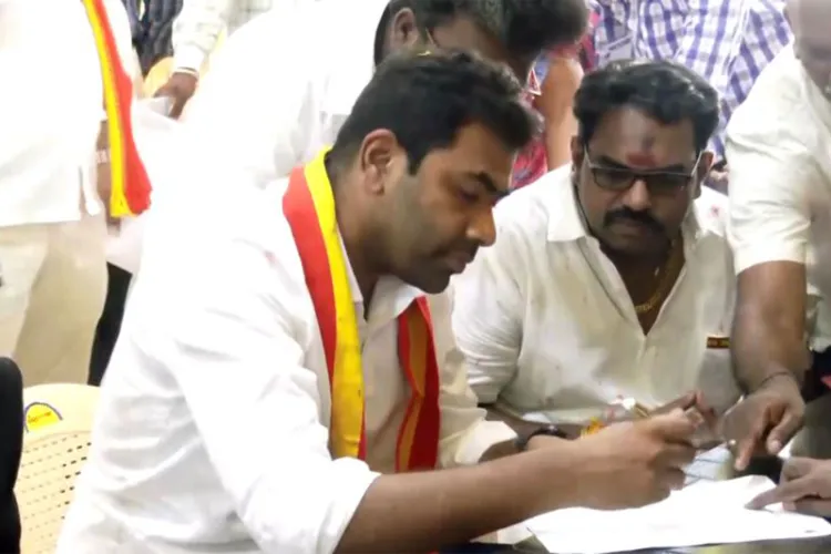 Tamilaga Vettri Kazhagam's (TVK) General Secretary of Election Campaign Management, Aadhav Arjuna