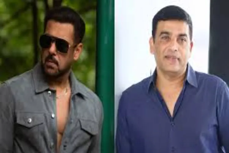 Superstar Salman Khan with ace producer Dil Raju 