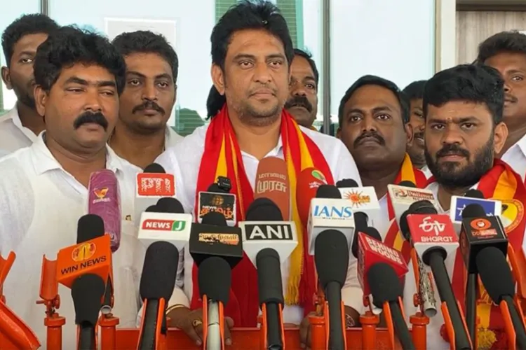 TVK candidate Balasubramaniam from Kovilpatti constituency 