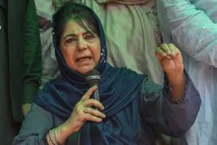 PDP Chief Mehbooba Mufti 