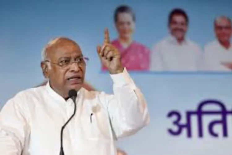 Congress president Mallikarjun Kharge 
