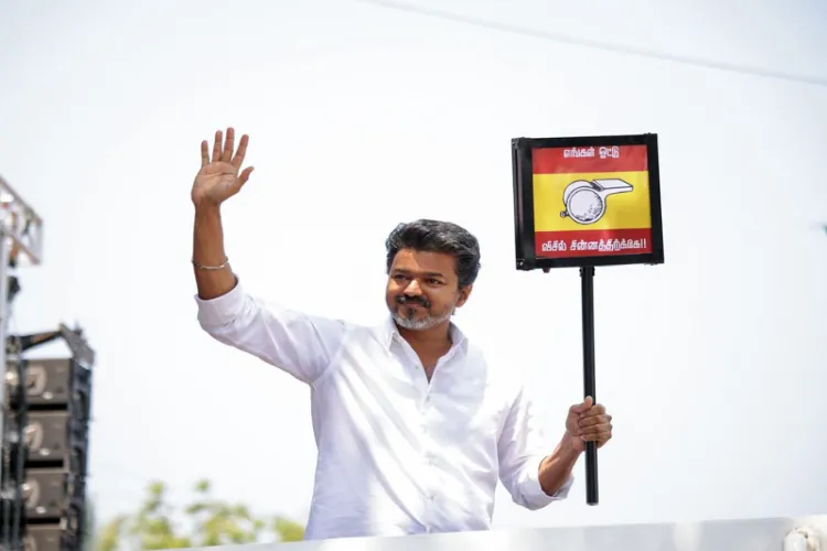 Tamilaga Vettri Kazhagam chief Vijay 
